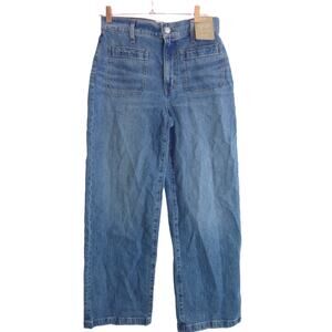 Madewell Perfect Vintage Wide-Leg Full Length Jeans sz 27